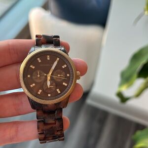 Brown/Gold Michael Kors Watch